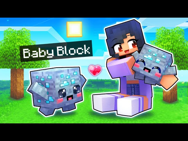we adopted baby blocks in minecraft!